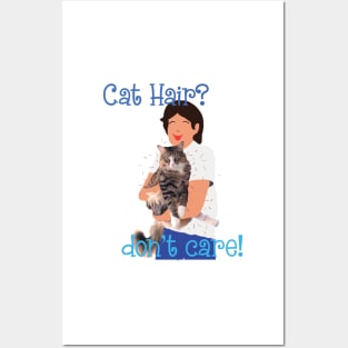 Cat Sparkles are the BEST outfit accessory Cat Hair? who cares! Posters and Art